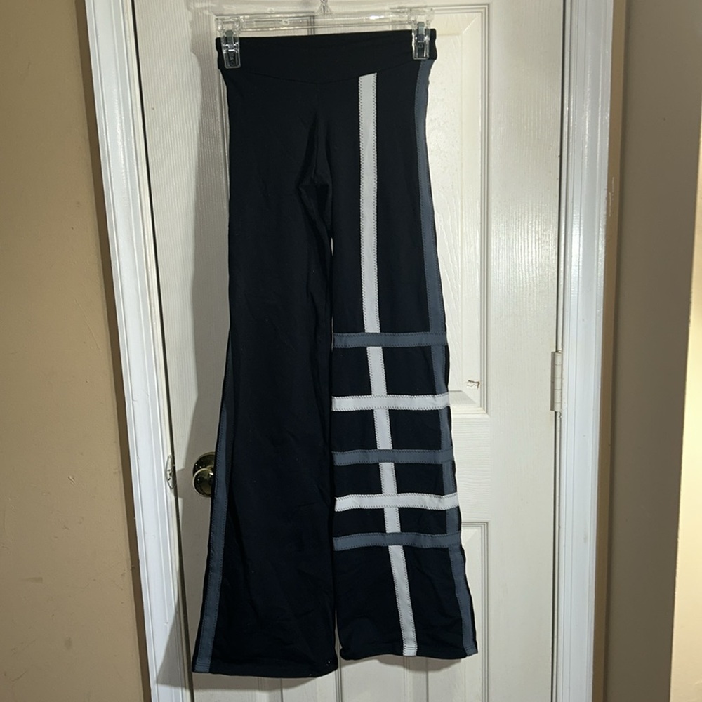 Margarita Activewear Supplex Yoga Color Block Stripe Pants